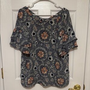 Floral Print Women's Top